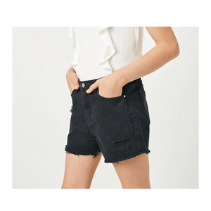 Jeans courts en denim tissé pour femmes Qualité d'exportation Collections exclusives et uniques Prix abordable Vêtements pour femmes Short chaud - Product Image 1