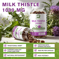 Capsules Beworths Benefit pour le Foie, Capsules aux Ingrédients 100% Naturels, Capsules de Chardon-Marie à Marque Privée Personnalisée