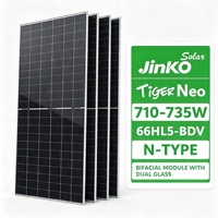 Nouveau panneau solaire bifacial Jinko 720W 730W 735W N-Type TOPCon, modules photovoltaïques de type N, prix fabricant