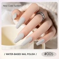 Vernis à ongles KUDAN 20Y Factory Taupe Nude Peel Off à base d'eau, séchage rapide, faible odeur, CPNP HALAL ISO22716, vente en gros OEM, faible MOQ