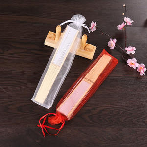 الحرير الوجه للطي اليد مروحة هبات مخصص شعار الصينية الخيزران الترويجية مراوح اليد - Product Image 2