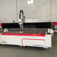 Machine de fraisage CNC à bois 3 axes ANBEN 2650, broche simple, commande PLC, changeur d'outils rotatif, moteur haute puissance 9KW, engrenage pour armoires