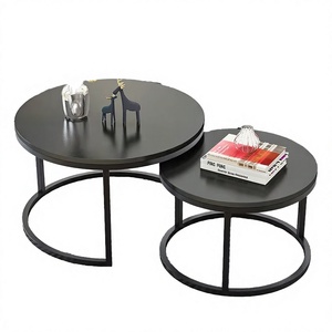 Mesa de Centro Extensible de Acero Inoxidable Dorado Contemporáneo con Tapa de Mármol, Muebles Minimalistas de Lujo para Sala de Estar - Product Image 2