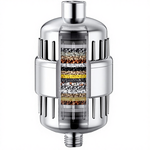 Best 15-Stage Activated Carbon Shower <b>Filter</b> Hard <b>Water</b> Chlorine Removal ABS Construction High Output Household Easy - Product Image 4