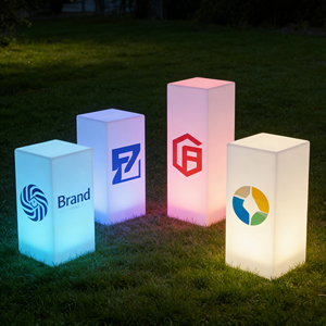Lampu Kubus LED Modern Plastik Portabel Isi Ulang dengan Remote Control Tahan Air IP65 16-Warna Mini Personal untuk Hotel Luar Ruangan - Product Image 6