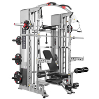 Machine Smith multifonctionnelle en acier inoxydable pour la musculation à domicile, entraînement complet du corps, musculation, équipement d'exercice