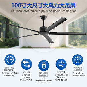 High Power Large Size <b>Ceiling</b> <b>Fan</b> Ac Motor Industrial <b>Fan</b> For Workshop Gym - Product Image 5
