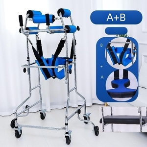 Andador de Rehabilitación para Niños de 8 o 6 Ruedas, Ayuda para Caminar, Entrenamiento para Estar de Pie, Andador Antivuelco para Adultos - Product Image 3