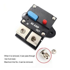 <span class=keywords><strong>12V</strong></span> 48V DC водонепроницаемый АУДИО ВЫКЛЮЧАТЕЛЬ пластиковый ручной сброс 60 <span class=keywords><strong>Amp</strong></span> и 50 <span class=keywords><strong>Amp</strong></span> предохранитель для автомобилей и лодок - Product Image 5