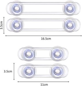 New bé an toàn bằng chứng nhựa tự dính từ ngăn kéo ổ khóa trẻ em tủ khóa - Product Image 2