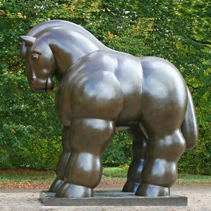 Célèbre sculpture de cheval en laiton de Fernando <span class=keywords><strong>Botero</strong></span> pour la place ou la rue - Product Image 2