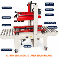 Máquina Selladora de Cajas OEM de Gran Tamaño, 0-20m/min, Caja Cónica W500 H600mm, para Almacenes de Comercio Electrónico, Unidad de Empaquetado para Exportación de Alimentos