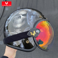 Visières de casque de moto, lunettes de protection, lentilles de casque de motocross, lunettes de moto compatibles avec les casques rétro SHOEI THOMPSON TTCO BELL