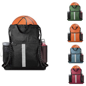 Bolsa con Cordón Personalizada 210D de Poliéster, Bolsas Promocionales para Zapatos de Baloncesto, Mochila con Cordón Resistente - Product Image 5
