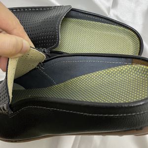 Sandalias de cuero genuino para hombre, estilo mocasín sin talón, para exteriores, venta al por mayor, OEM, personalización de LOGO de fábrica - Product Image 2