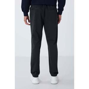 Pantalon de survêtement pour homme gris foncé texturé coupe standard - 82155 - Gris foncé - Product Image 5