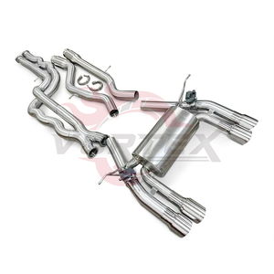 Sistema de Escape Trasero con Válvula Vortex para M3 F80/M4 F82 3.0T 2014-2019, Acero Inoxidable Pulido Espejo, Control Remoto - Product Image 6