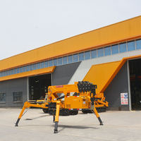 Grue araignée télécommandée de 4 tonnes CE pour l'installation de machines et d'équipements sur les toits