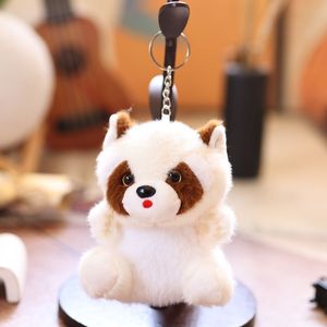 Kawaii Realista Peluche Suave Peluche De <span class=keywords><strong>Mapache</strong></span> Animal De Peluche Llavero De Peluche De Animales De Peluche - Product Image 3