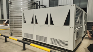 에머슨 스크롤 압축기 30 톤 40 톤 50 톤 80 톤 냉각기 수냉식 시스템 산업용 냉각기 - Product Image 4