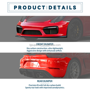 Kit de Conversión de Carrocería Completo Estilo GT4 en Oferta, con Parachoques Delanteros y Traseros para Porsche 987 <span class=keywords><strong>Boxster</strong></span> Cayman, Accesorios de Mejora para Automóviles - Product Image 4
