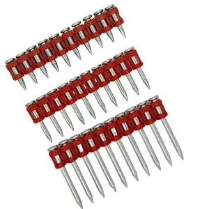 <span class=keywords><strong>Clavos</strong></span> <span class=keywords><strong>de</strong></span> Gas para Concreto, Zincados, con Punta Escalonada y Franja <span class=keywords><strong>de</strong></span> Color para <span class=keywords><strong>Pistola</strong></span> Toua - Product Image 1