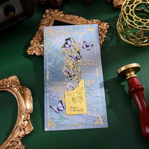 Segnalibro 3D Personalizzato in Metallo Altamente Dettagliato Traforato Oro Stile Anime con Nappa Colorata Regali Esclusivi <span class=keywords><strong>Segnalibri</strong></span> Personalizzati - Product Image 5