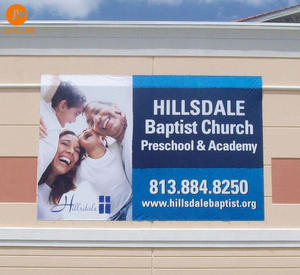 <span class=keywords><strong>Materiale</strong></span> della maglia del PVC del vinile stampato personalizzato di vendita calda per l'insegna del tabellone per le affissioni dello sfondo pubblicitario - Product Image 2