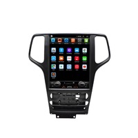 CARUPEZ Radio de Coche Android de 12.1 Pulgadas con GPS, Navegación, Cámara de Reversa y Android Auto para Jeep Grand Cherokee 2014-2022, Mantiene los Botones Originales