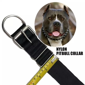 Collar de Nailon Resistente Nibao de 2 Pulgadas de Ancho para Perros Grandes, Collar Duradero para <span class=keywords><strong>Pitbull</strong></span> Hecho de 4 Capas de Nailon - Product Image 2