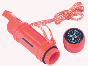Vendita calda 5 In 1 Kit di fischio di sopravvivenza all'aperto con pietra focaia e cordino - Product Image 5