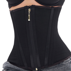 Faja Reductora <span class=keywords><strong>de</strong></span> Cintura para Mujer con Cremallera Dorada y Cierre <span class=keywords><strong>de</strong></span> Múltiples Ganchos, Moldeadora <span class=keywords><strong>de</strong></span> Abdomen, Efecto Reloj <span class=keywords><strong>de</strong></span> Arena, Venta al por Mayor, Logotipo OEM - Product Image 6