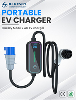 BLUESKY Chargeur EV portable AC de niveau 1 CCS2 3,5 kW IP65 TUV CE ROHS Evse Nouvelle station de recharge électrique