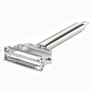 Râpe en acier inoxydable 18 cm, éplucheur multifonction pour fruits et légumes, outil manuel - Product Image 2