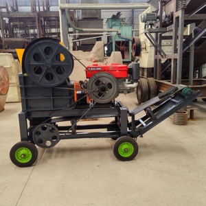 Goldabbaugeräte, Sluce-Boxen, Mini-Bagger für den Goldabbau, mobiler Steinbrecher mit Dieselmotor, 40-30 Tonnen - Product Image 1