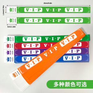 Custom Full Color Inkjet Printable Tear Resistant Antique Imitation Event Party <b>Paper</b> Wristbands Logo for Promotional Purposes - Product Image 3