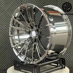 Rines de Aleación de Aluminio Forjado con Triple Cromado de 16, 18, 19, 20, 21, 22 y 24 Pulgadas para Mercedes-Benz y BMW, Diseño Cóncavo Profundo - Product Image 1