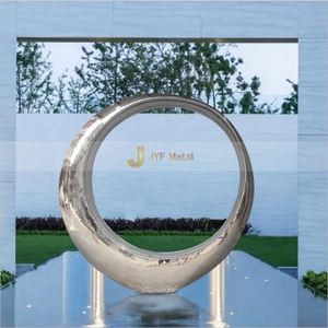 Esculturas Decorativas de Jardín para Exteriores de Acero Inoxidable Duradero, Resistentes al Agua, Estilo Art Deco, Tamaño Personalizado - Product Image 2