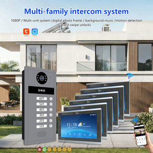 Videoportero para Múltiples Apartamentos de 4 Cables, Cableado en Cascada Fácil, Monitor de 7/10 Pulgadas, Desbloqueo RFID, Visión Nocturna 1080P, Compatible con Bloqueo NO/NC - Product Image 2