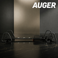 Máquina de Pilates Reformer Compacta, Entrenador de Resistencia de Cuerpo Completo con Carro Deslizante y Agarraderas Múltiples