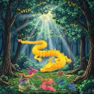 Venta al por mayor creativo hecho a mano 3D impreso dragón adornos chino dragón huevo juguete artesanía puesto transfronterizo explosiones hechas <span class=keywords><strong>de</strong></span> vidrio - Product Image 2