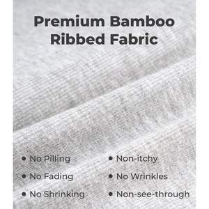 Conjunto de Pijama Personalizado para Mujer de Viscosa de Bambú, Camiseta sin Mangas con Espalda Cruzada y Pantalones Cortos Divididos, Ropa de Dormir Transpirable y Refrescante - Product Image 5