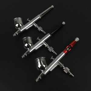Aerógrafo HD130 de 0.5mm de Doble Acción con Alimentación por Gravedad y Velocidad Ajustable para Modelismo, Decoración de Pasteles, Reparación de Muebles y Cuero - Product Image 1