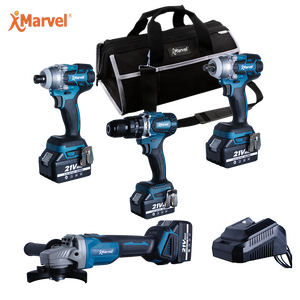 MARVEL N in einem 21V Hochwertige Akku-Bohr werkzeuge Lithium-lon Combo-Kit-Set Akku 18V - Product Image 1