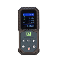 Télémètre laser industriel portable haute précision, portée 100 m, précision 2,0 mm, laser de classe 2, construction en ABS