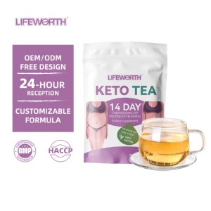 Lifeworth OEM tè per adulti <span class=keywords><strong>grande</strong></span> pancia purificare la dieta Keto disintossicare il tè con vitamine confezionate in scatola - Product Image 1