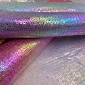 5 Mm Cầu Vồng Ba Chiều Đầy Màu Sắc <span class=keywords><strong>Sequins</strong></span> Thêu Polyester Lá Vải Cho <span class=keywords><strong>PU</strong></span> Da Túi Xách May Mặc & Giày Thiết Kế-Cho Cô Gái - Product Image 2