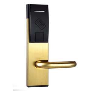 KHÁCH SẠN Bằng Gỗ Tay Nắm Cửa Khóa Điện Tử Cảm Biến Rfid Thẻ Khách Sạn Khóa Cửa - Product Image 3