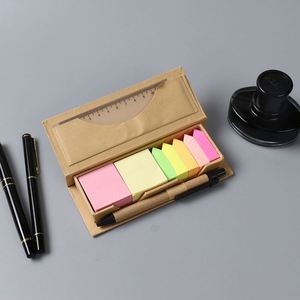 Juego de Notas Adhesivas Personalizadas con Regla - Bloc de Notas con Marca para Regalos Promocionales y Artículos de Oficina - Product Image 2