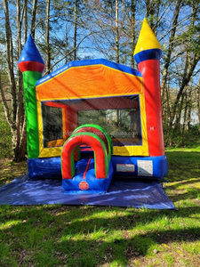 Castello gonfiabile gonfiabile del castello di salto all'aperto del Pvc del grado commerciale buttafuori con l'aeratore - Product Image 6